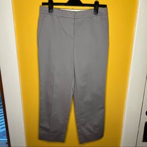 Ann Taylor curvy skinny dove grey ankle pants